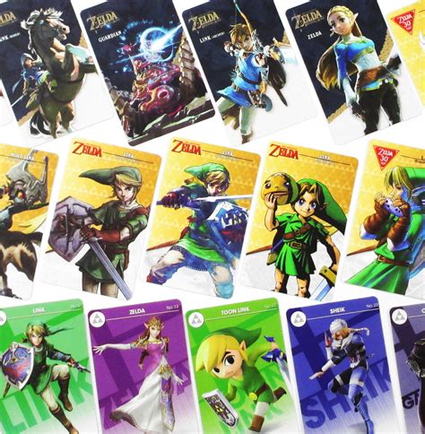 zelda amiibo cards full set